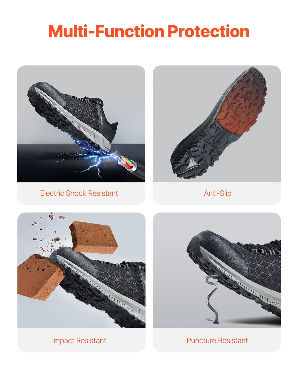 Athletic Steel Toe Safety Sneakers