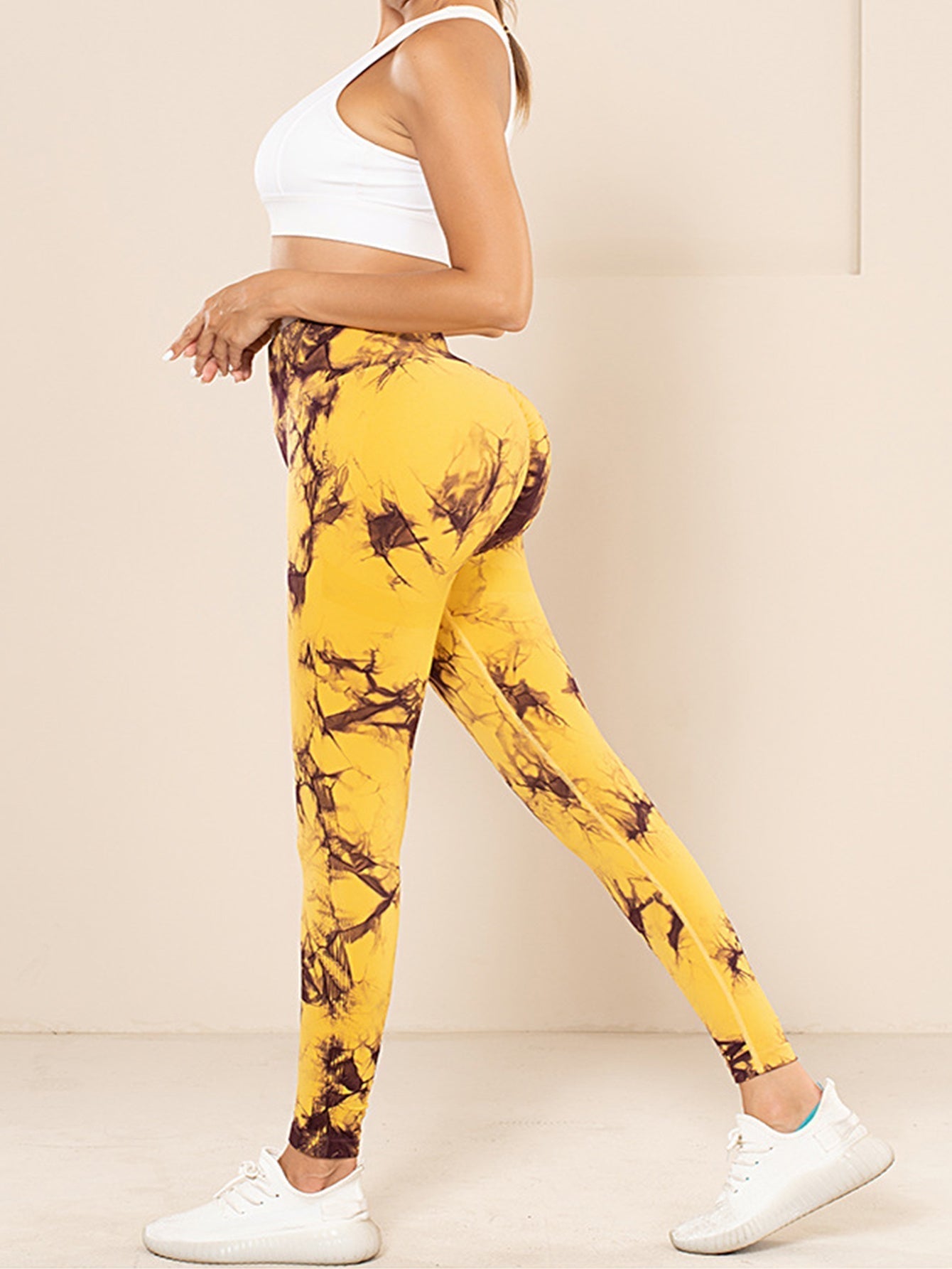 5-Pack Tie Dye Cut-Out Leggings