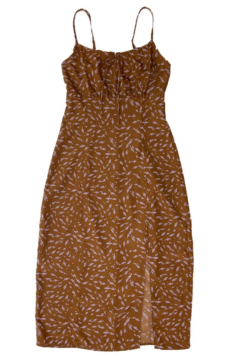 Front Side Slit Maxi Dress