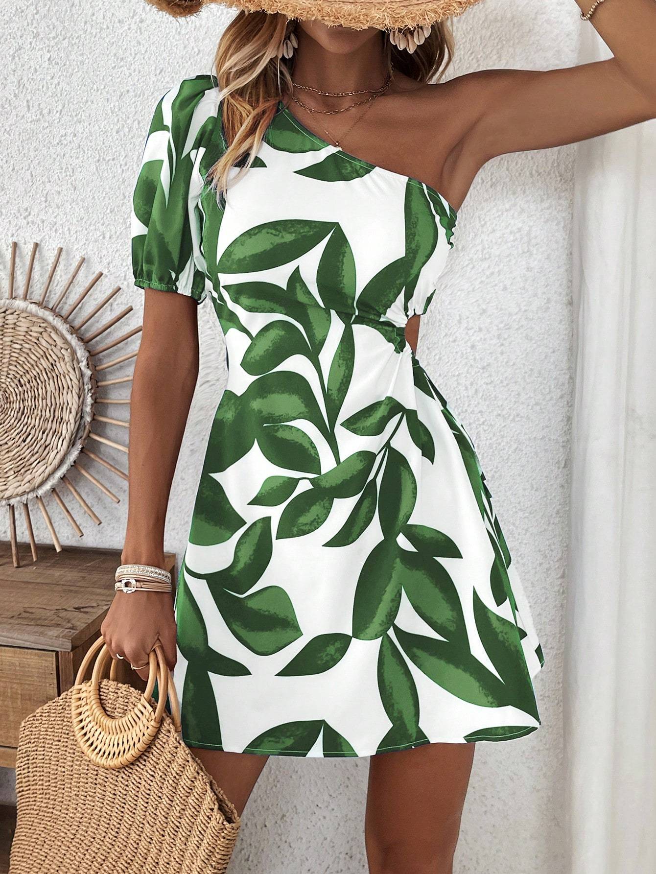 Women's Puff Sleeve Summer Dress â€?Vacation & Beach Outfit