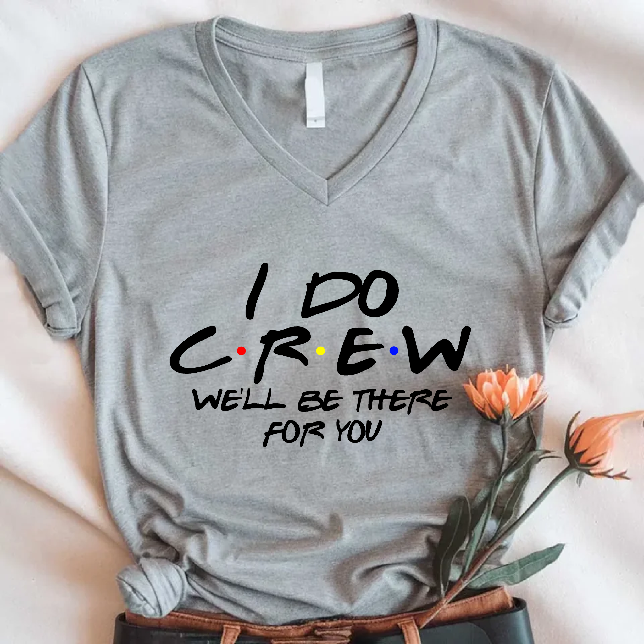 💎 Bachelorette Party Shirts Bride, I Do Crew V-Neck Tee 🍾