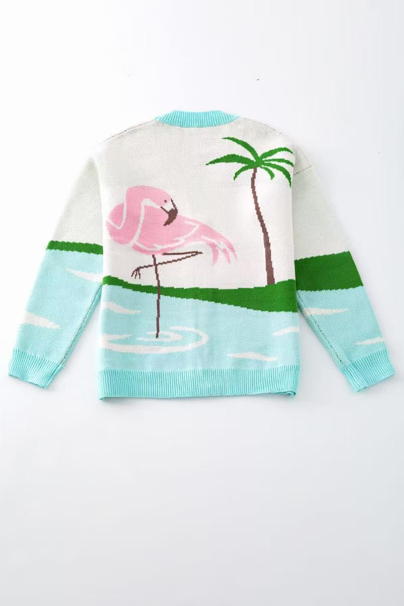 Flamingo Pond Cardigan