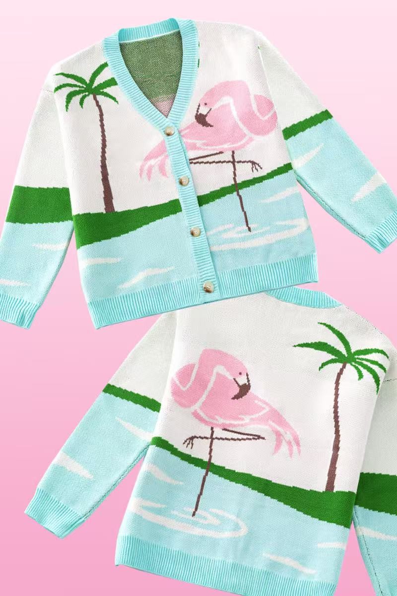 Flamingo Pond Cardigan