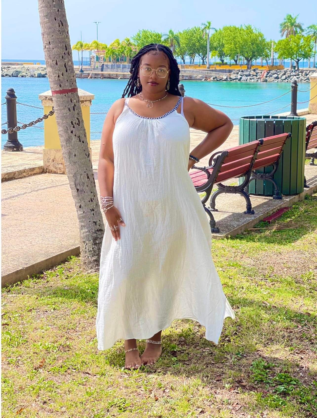 INTO THE BREEZE | BRAIDED MAXI DRESS