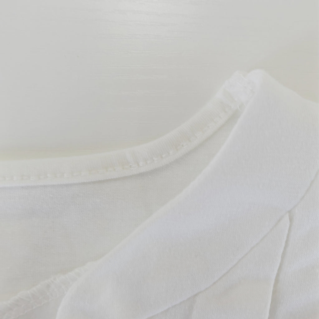 Ladies' Notch V‑Neck Pleated Petal‑Sleeve Maxi Dress