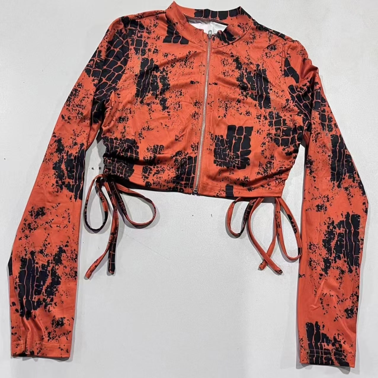 Ladies' Fashion Scale Printed Autumn Winter Pants Set