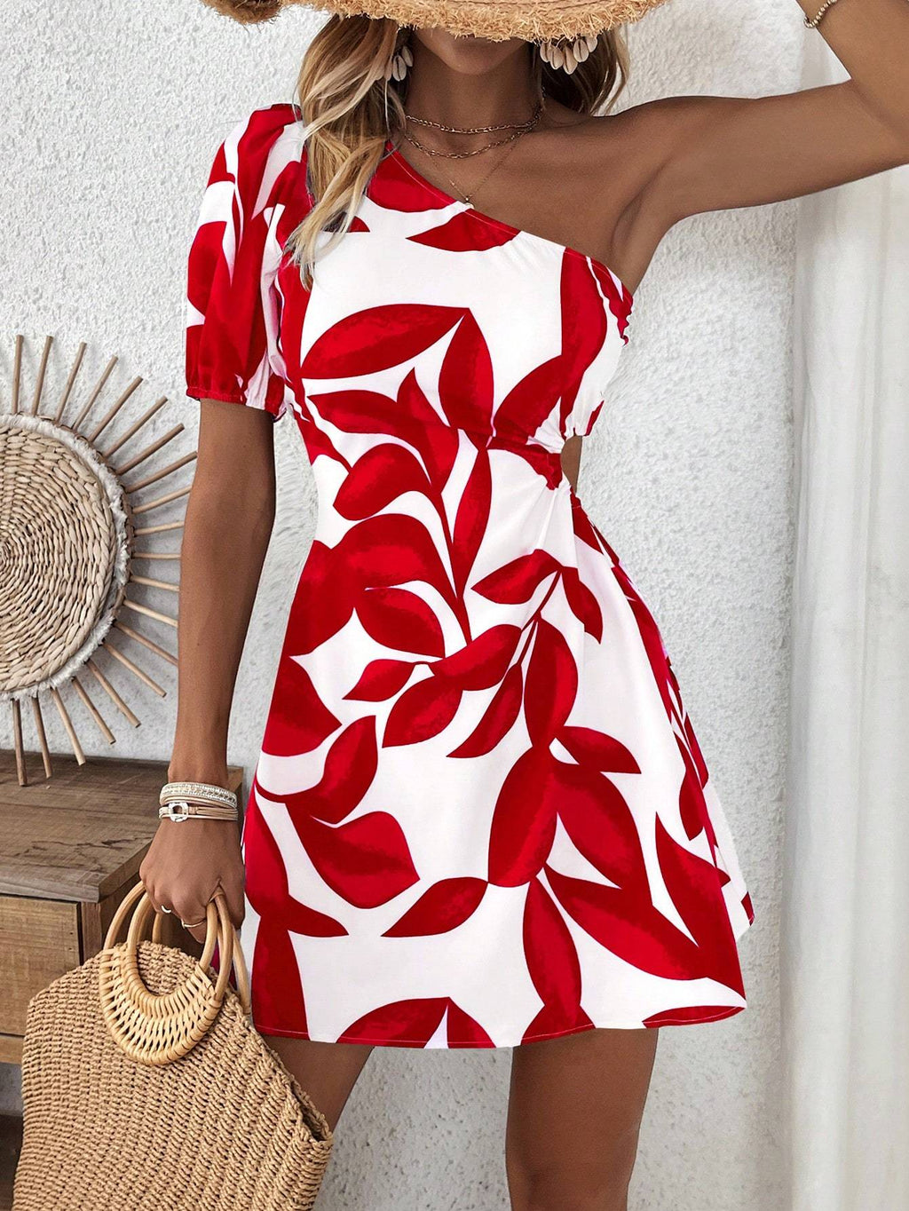 Women's Puff Sleeve Summer Dress â€?Vacation & Beach Outfit