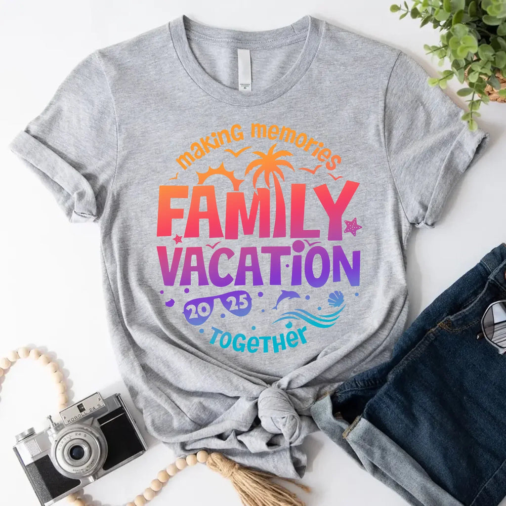 Family Vacation 2025 Shirts â€?Matching Outfits for Making Memories Together