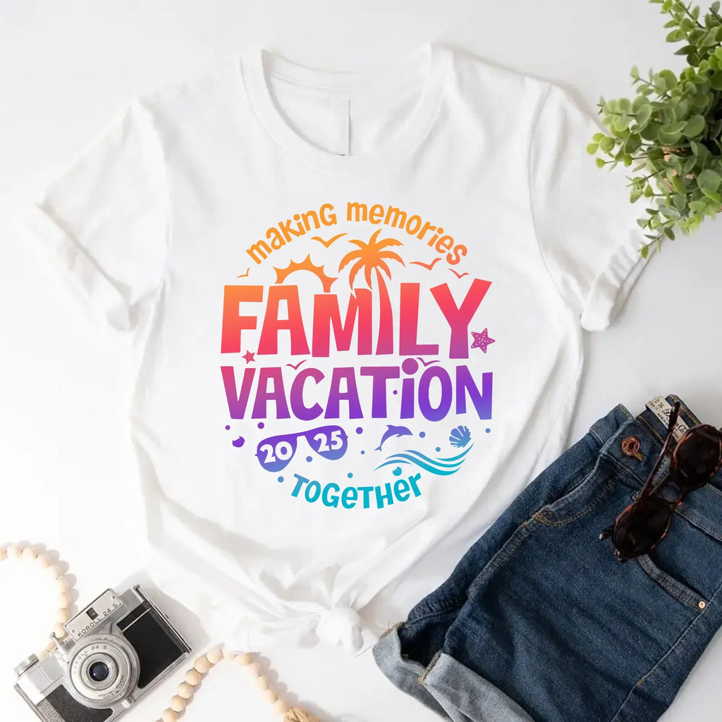 Family Vacation 2025 Shirts â€?Matching Outfits for Making Memories Together