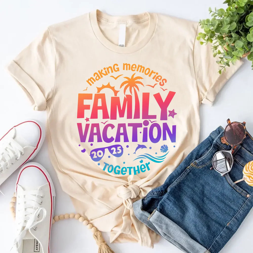 Family Vacation 2025 Shirts â€?Matching Outfits for Making Memories Together