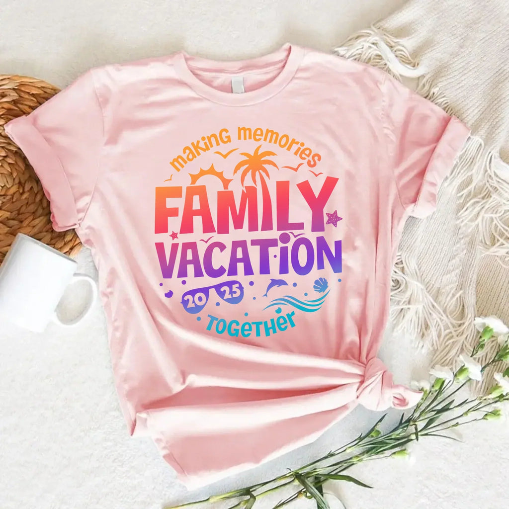 Family Vacation 2025 Shirts â€?Matching Outfits for Making Memories Together