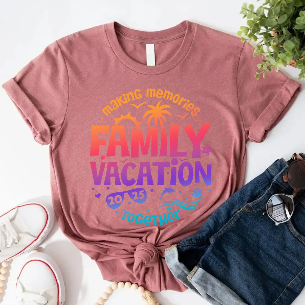 Family Vacation 2025 Shirts â€?Matching Outfits for Making Memories Together