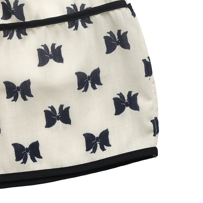 Tie Strap Mini Dress â€?Smocked Summer A-Line Dress