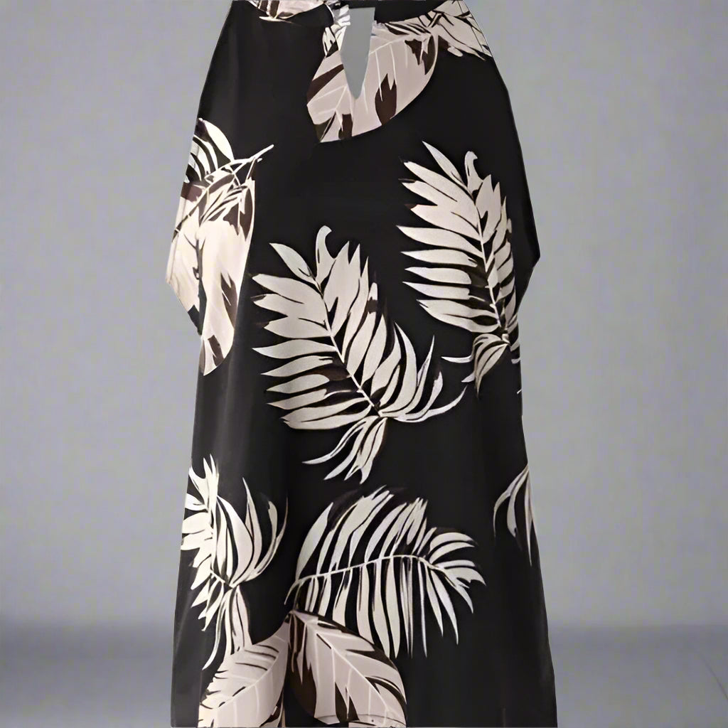 Women's V-Neck Printed Off-Shoulder Vest Top