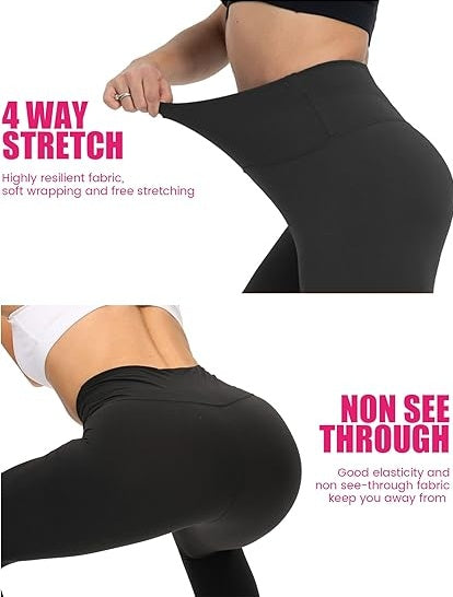 Cropped High-Waisted Leggings â€?Brown Snake Print Workout Pants