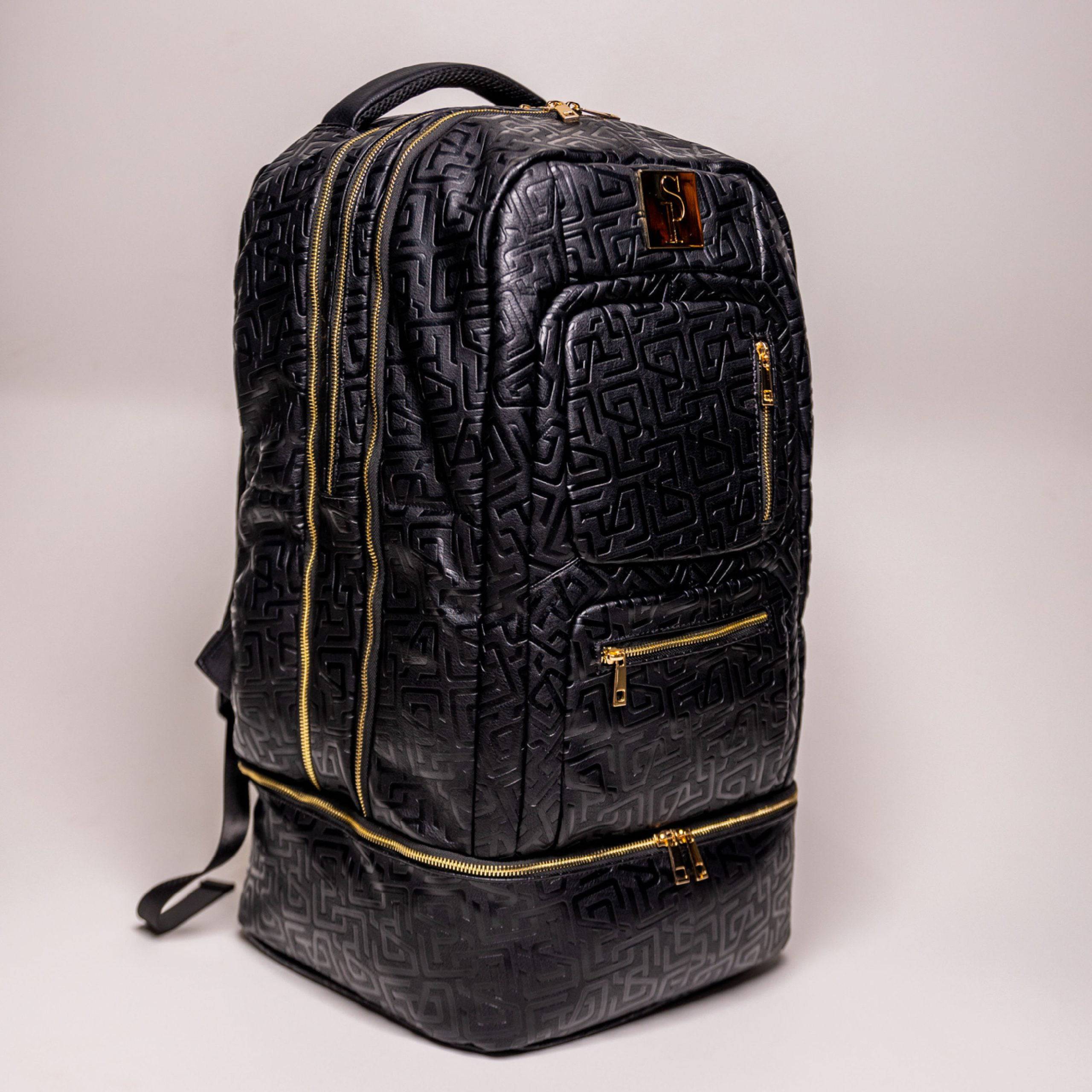 Black Monogram Leather Patented Carry-On Backpack (Only 150 Made)