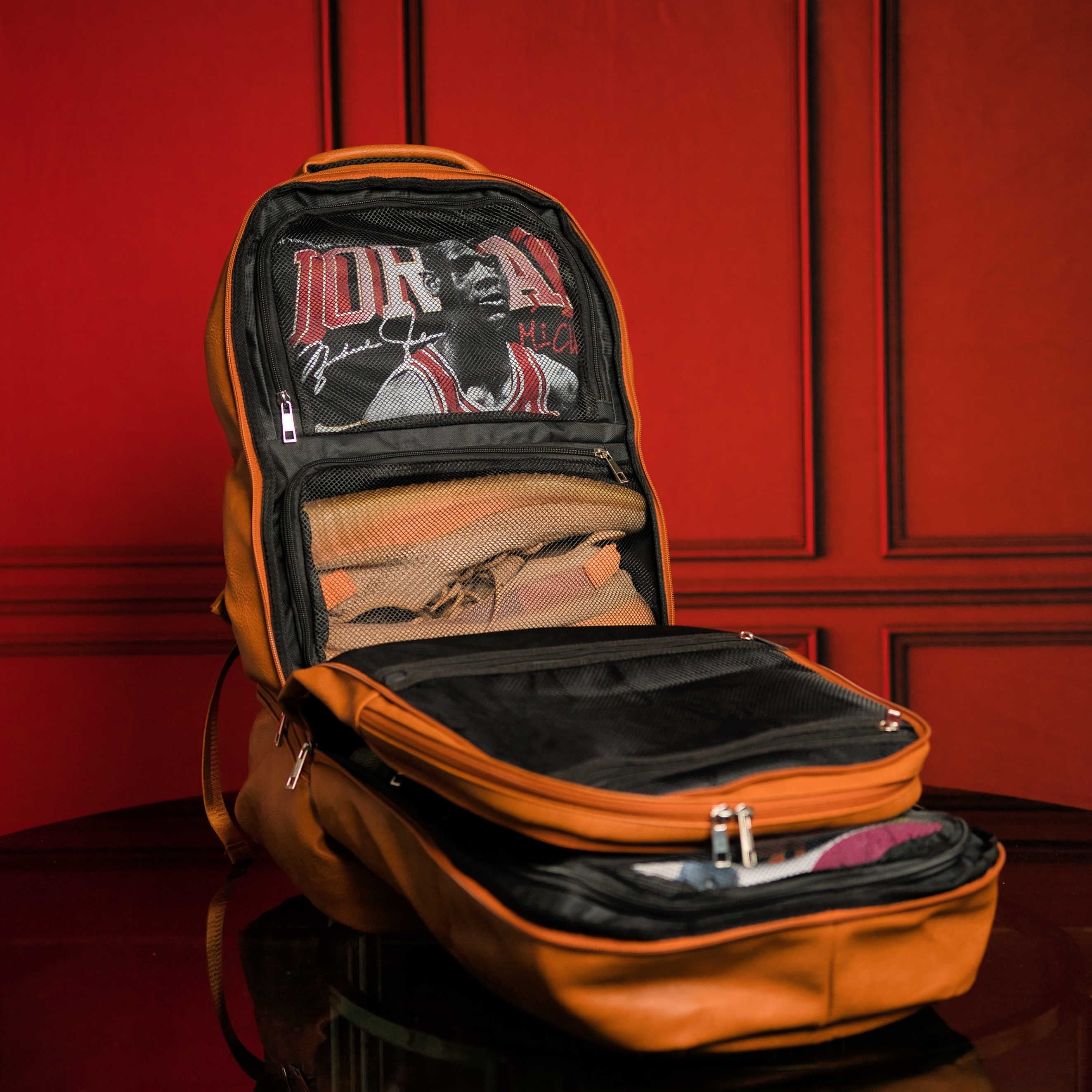 Brown Leather Luxury Patented Carry-On Bag (Only 300 Made)