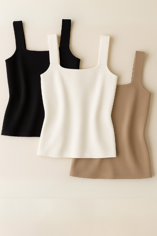 The Workshop Studio:  Sculpt Knit Tank Top by Luxe Basics