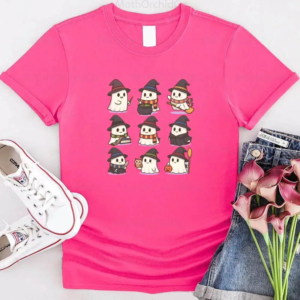 Cute Witch Ghosts Halloween Shirt â€?Kawaii Spooky Tee