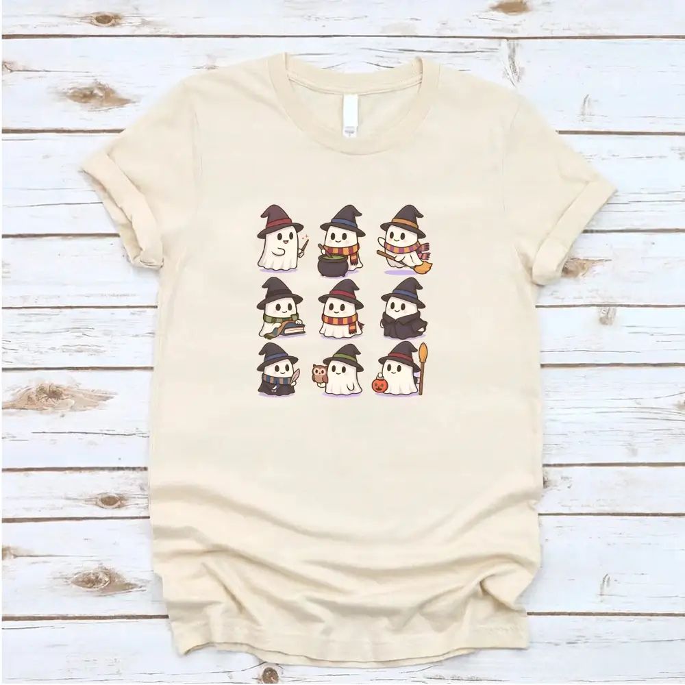 Cute Witch Ghosts Halloween Shirt â€?Kawaii Spooky Tee