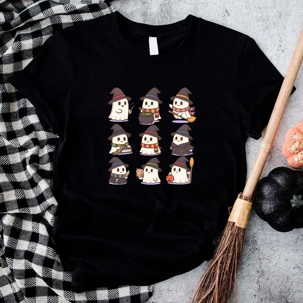 Cute Witch Ghosts Halloween Shirt â€?Kawaii Spooky Tee