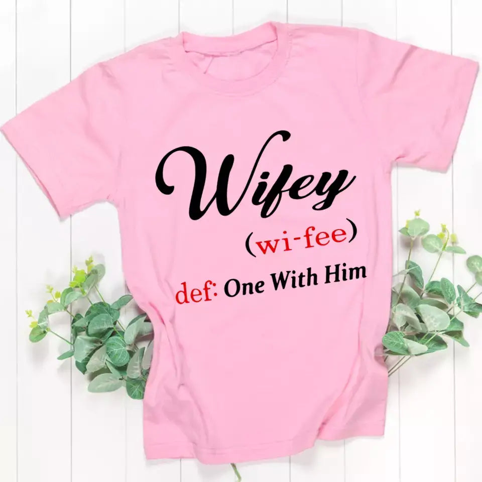 Hubby & Wifey Definition Couple T-shirt