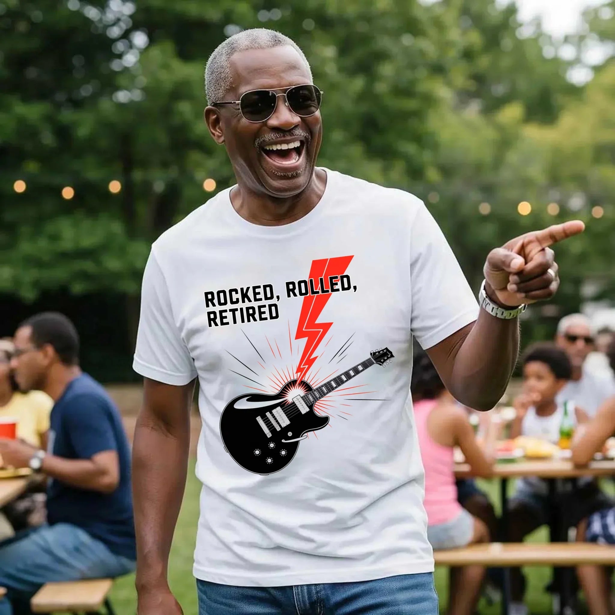 Rocked Rolled Retired T-Shirt â€?Funny Retirement Gift Shirt