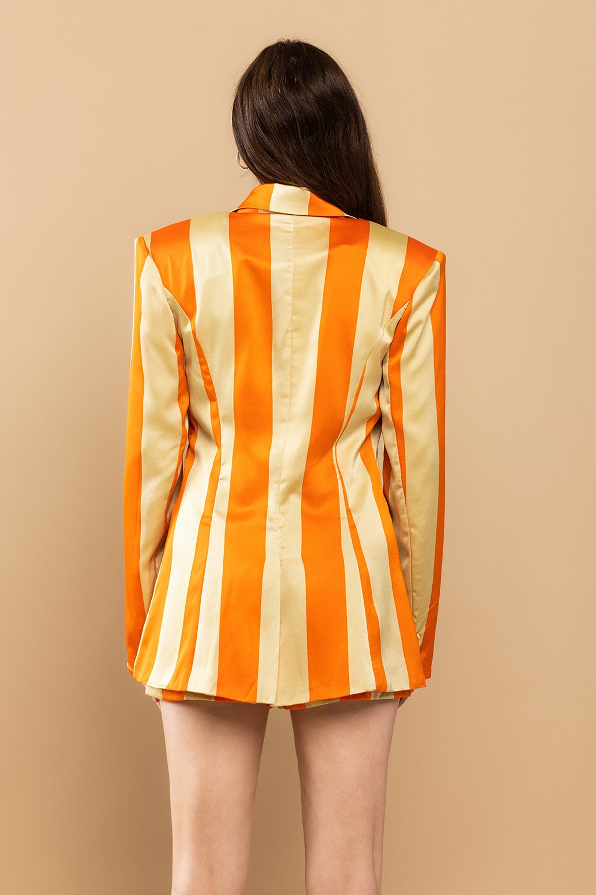 Long Sleeve Jacket Short Set