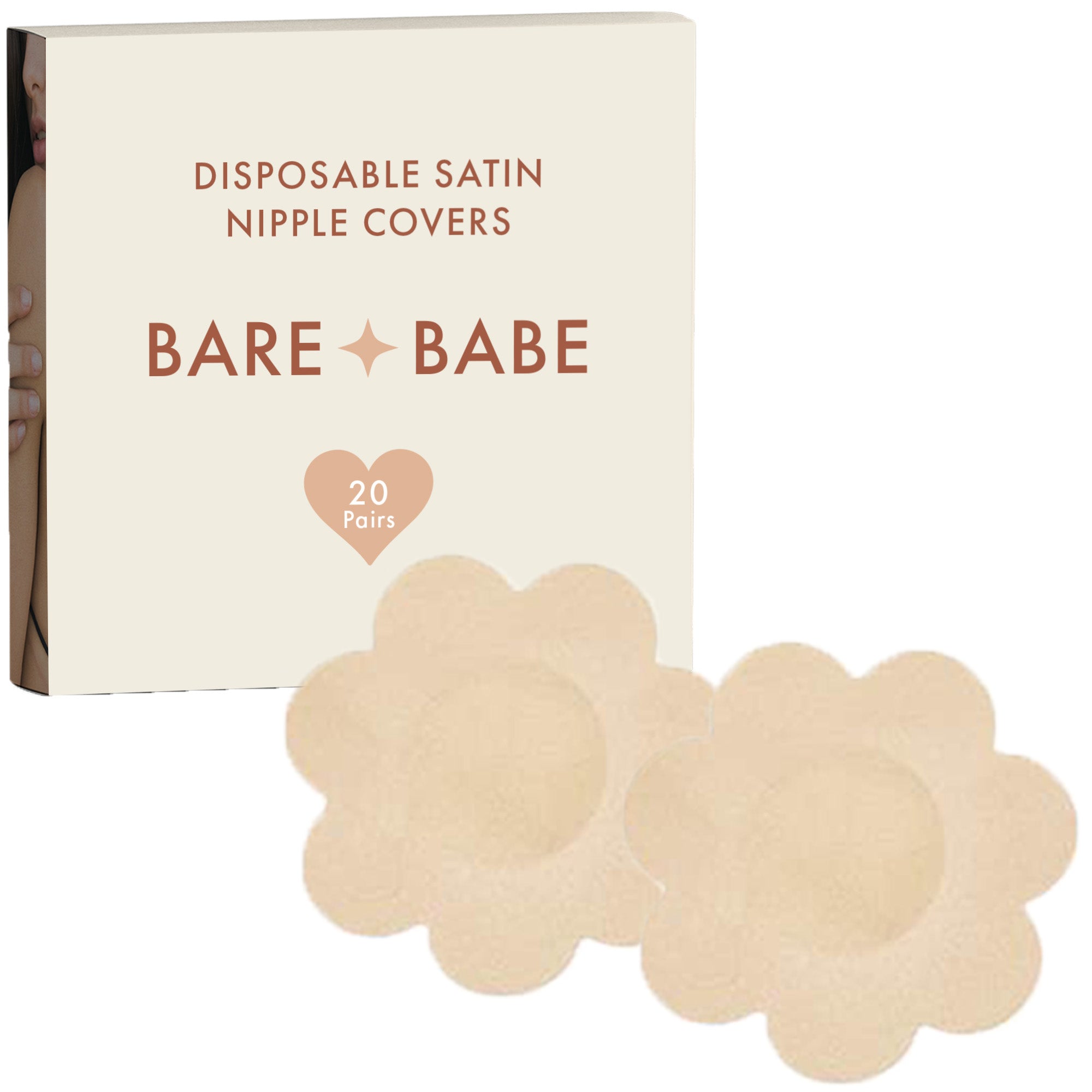 Satin Nipple Pasties - 40 Pack