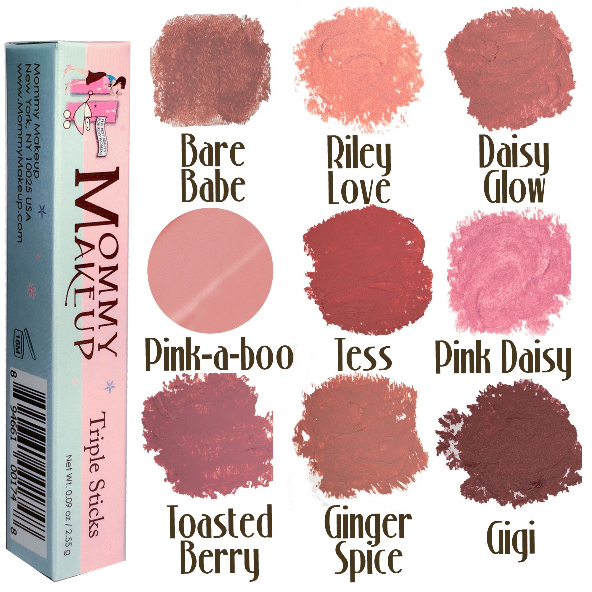 Triple Sticks Lipstick, Cream Blush, and Treatment in Daisy Glow