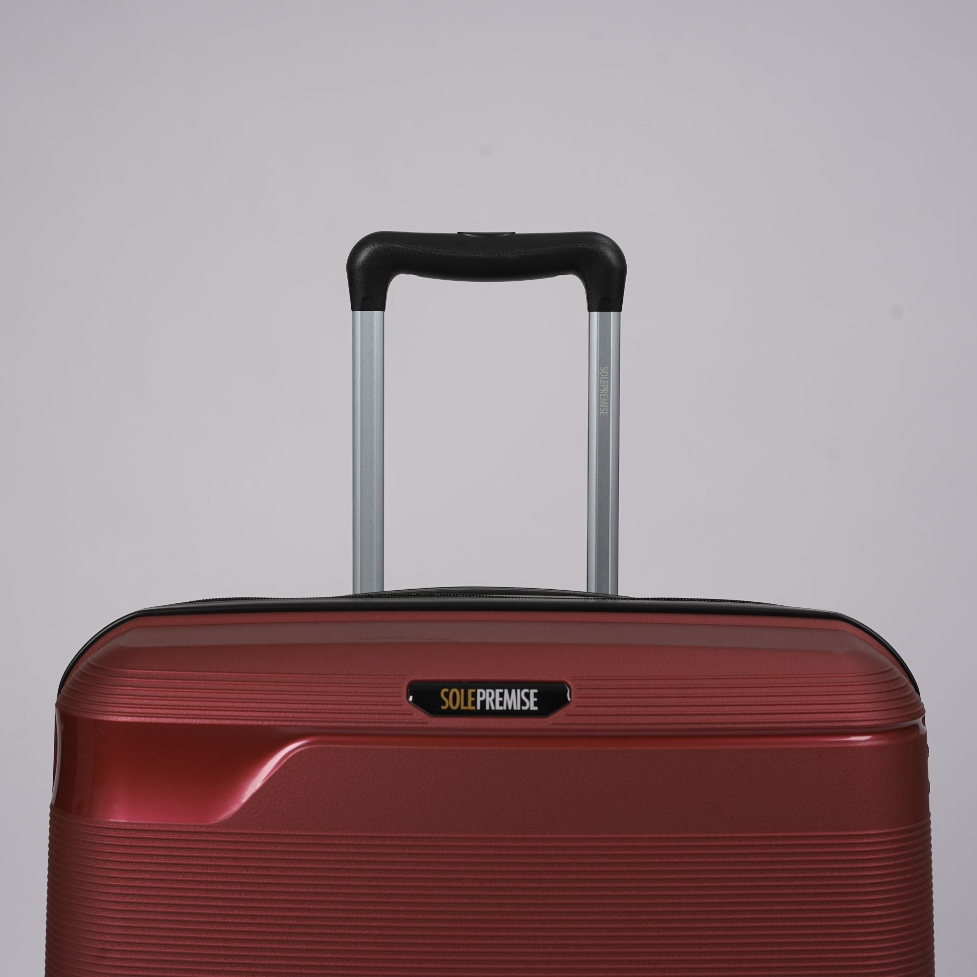 20-inch Red Carry-On Hardcase Roller Luggage with 360° Wheels
