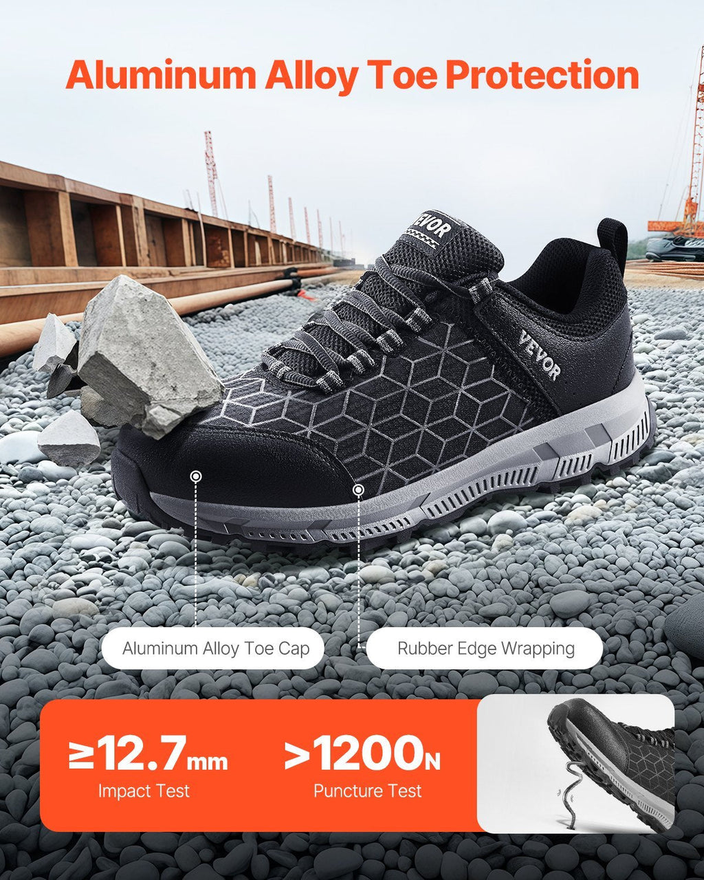 Athletic Steel Toe Safety Sneakers