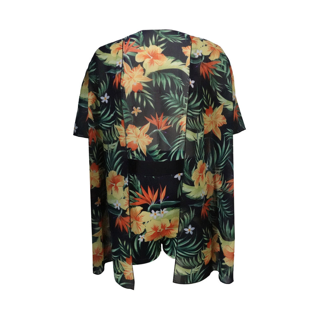 Women's Floral Beach Set â€?Two-Piece Summer Outfit