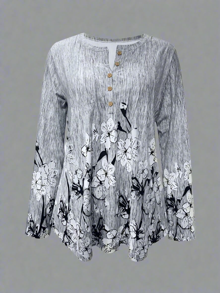 Women's Casual Print Long Sleeve T-Shirt