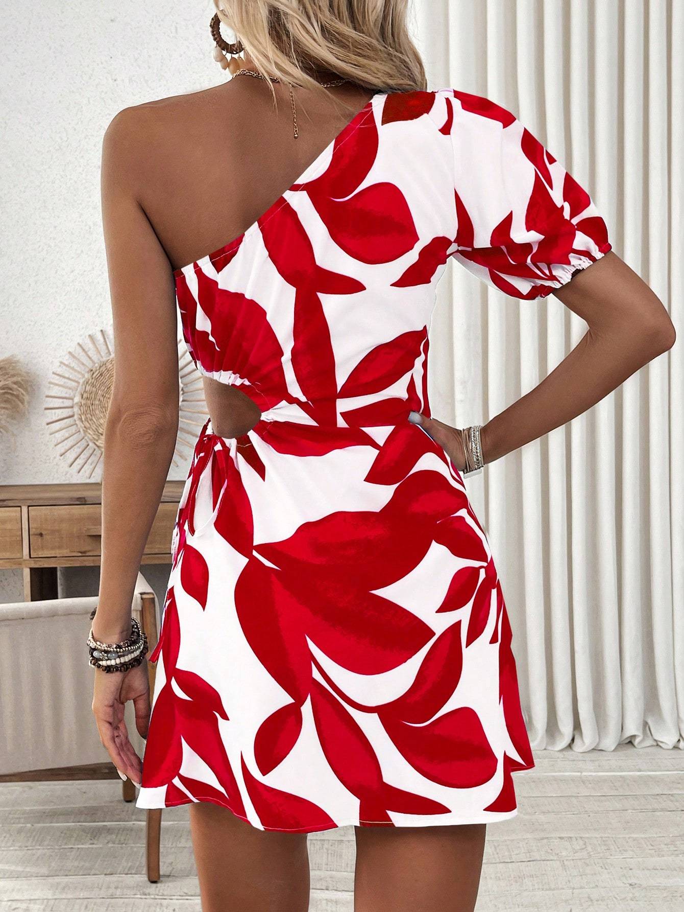 Women's Puff Sleeve Summer Dress â€?Vacation & Beach Outfit