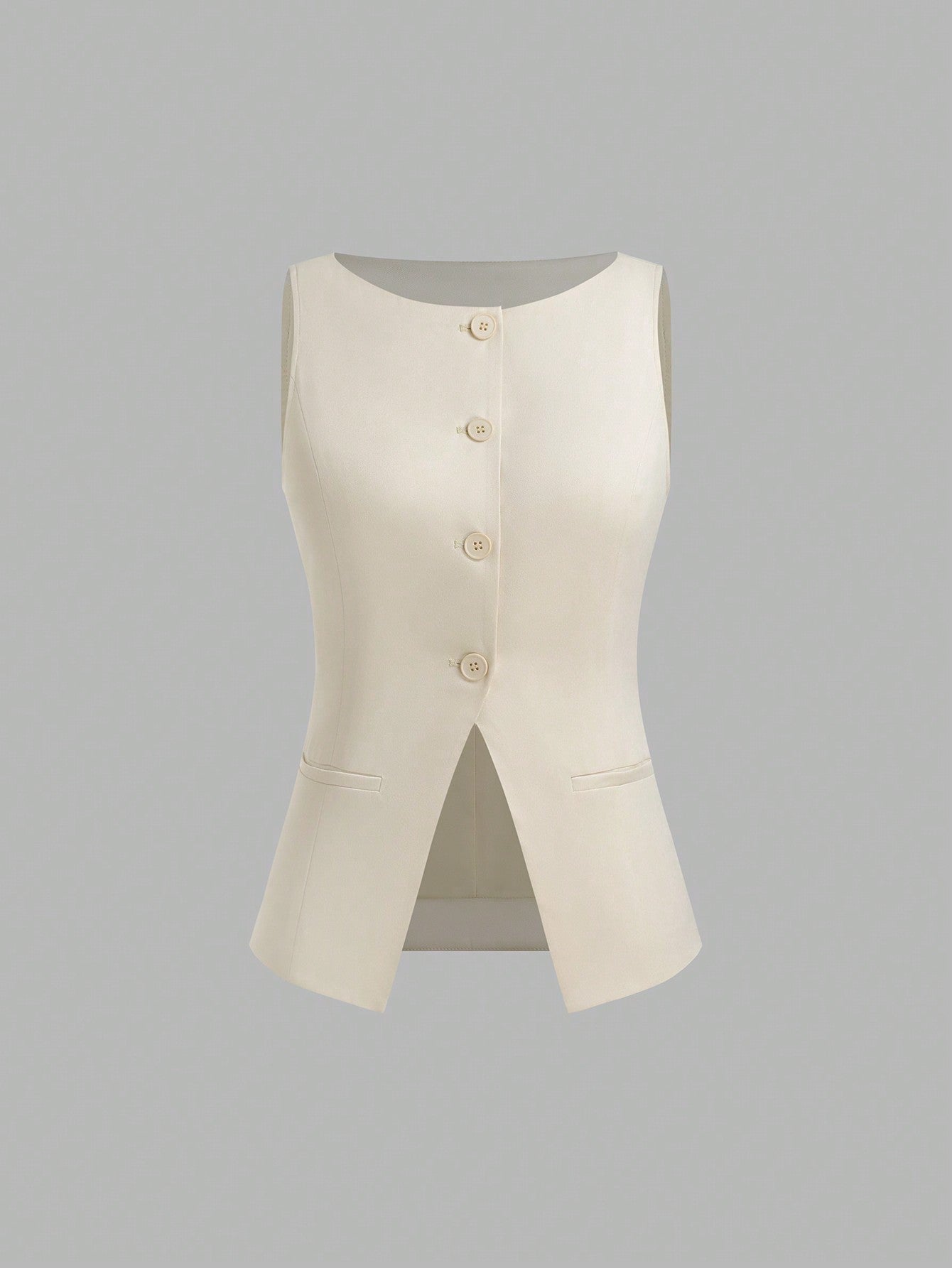 Women's Minimalist Cinched-Waist Camisole â€?Single-Breasted Summer Tank