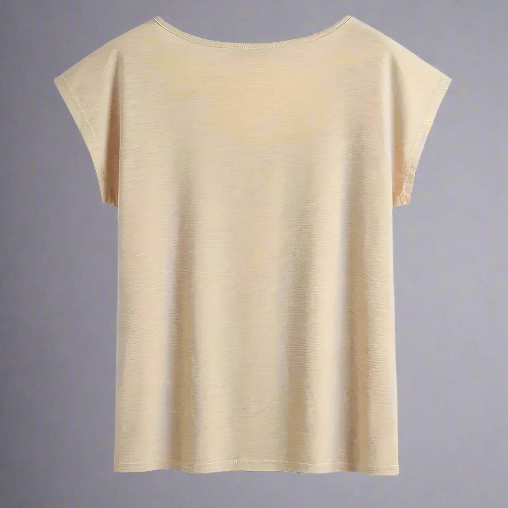 Short Sleeve T-Shirt Floral Heart Print Summer Casual Top