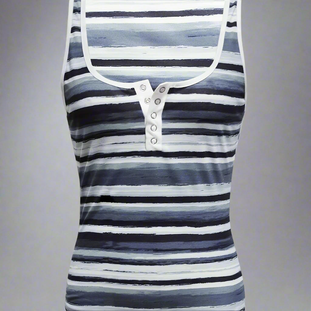 Women's V‑Neck Striped Camisole Vest