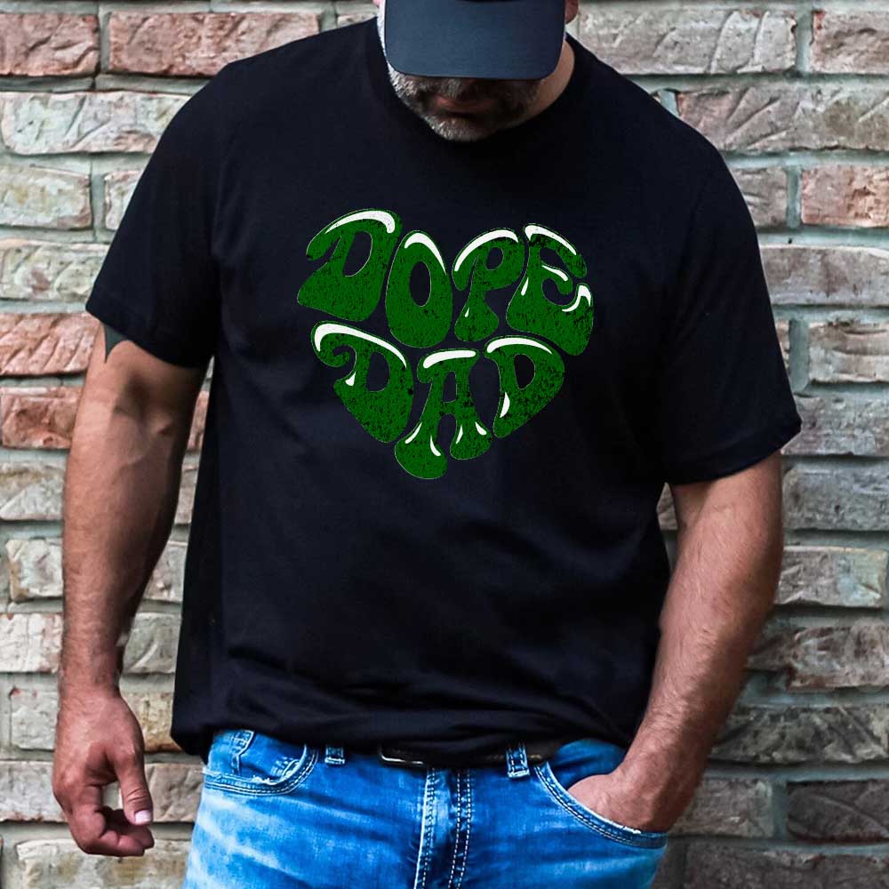 Dope Dad Retro Graphic T-Shirt â€?Cool Father's Day Gift