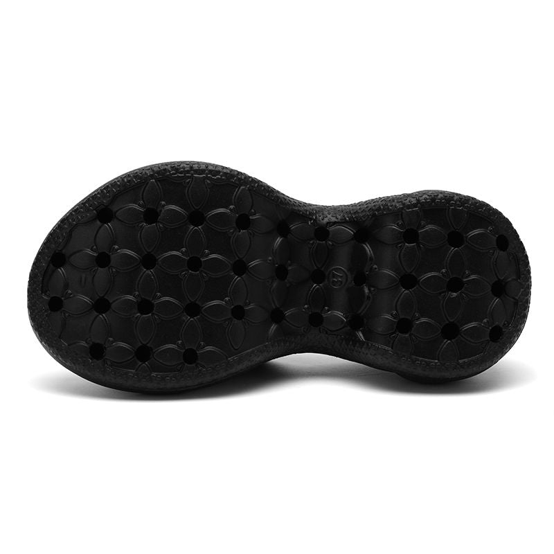 Summer new comfortable flat platform women's slippers platform platform sandals outdoor flip-flops