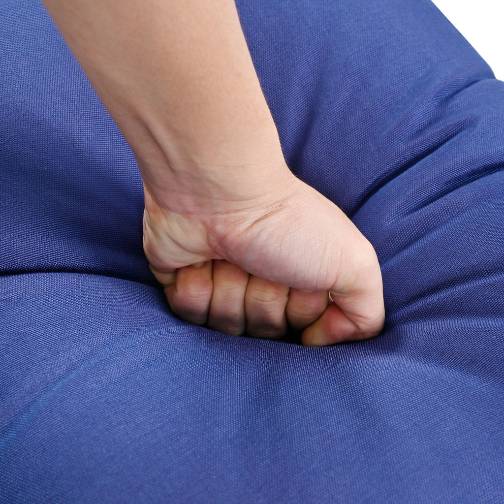 4-Piece Patio Furniture Set, Outdoor Furniture with Acacia Wood Table, Patio Conversation Set with Deep Seating & Thick Cushion for Backyard Porch Balcony