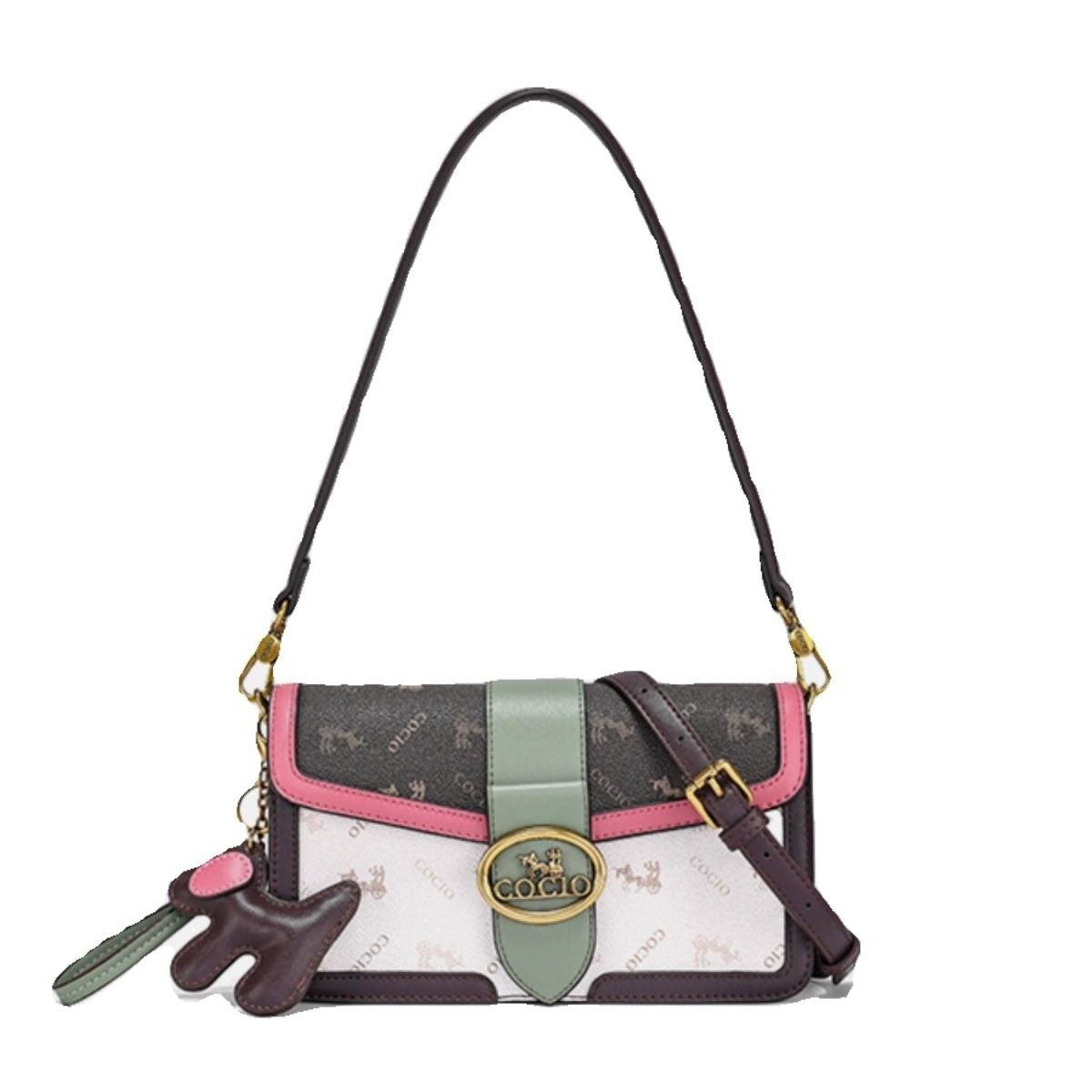 New collision color baguette bag fashion trend new shoulder armpit bag this year's popular models casual women's bags