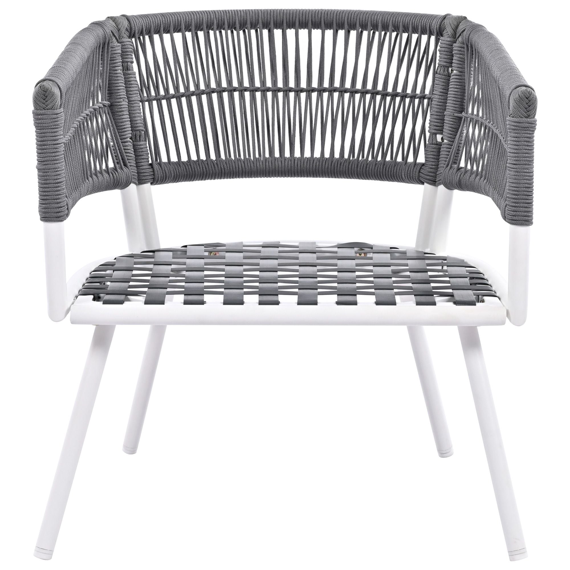 4-Piece Patio Furniture Set, Outdoor Furniture with Acacia Wood Table, Patio Conversation Set with Deep Seating & Thick Cushion for Backyard Porch Balcony