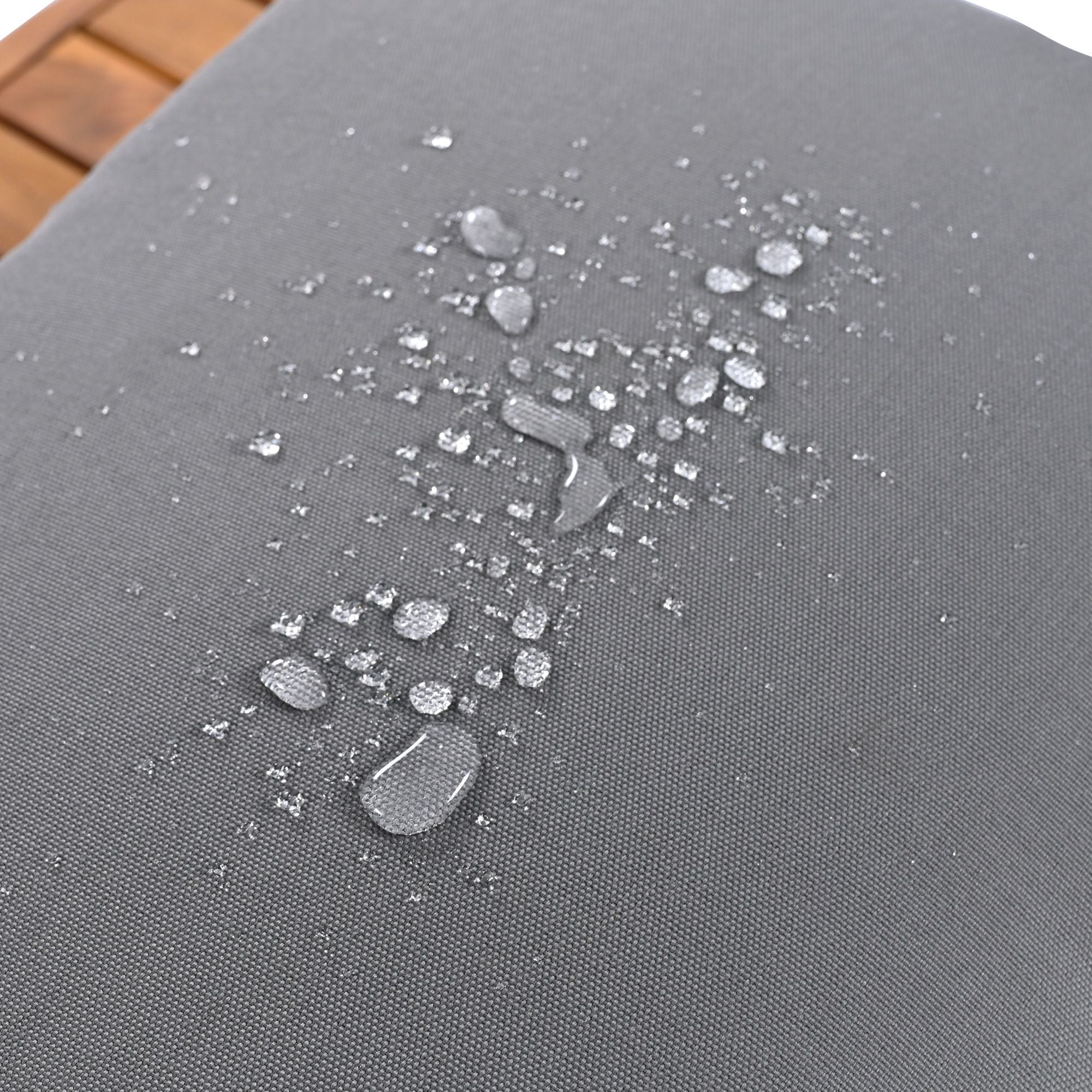 4-Piece Patio Furniture Set, Outdoor Furniture with Acacia Wood Table, Patio Conversation Set with Deep Seating & Thick Cushion for Backyard Porch Balcony