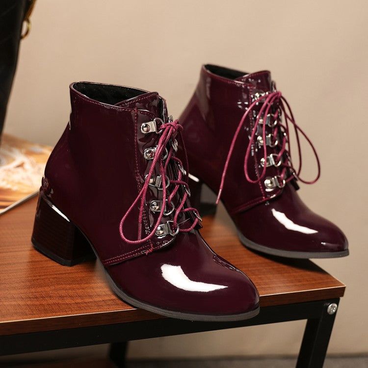 Women's thick heel short boots new autumn and winter