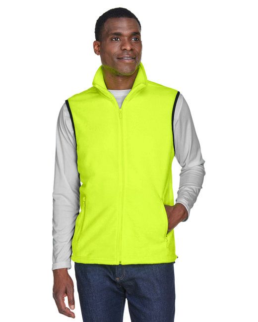 Adult 8 oz. Fleece Vest - SAFETY ORANGE - S