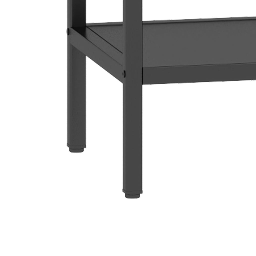 Modern Storage Shelf with 4 Compartments & Metal Legs, Freestanding Organizer,Book Shelves Display Shelves for Living Room, Bedroom, Home Office