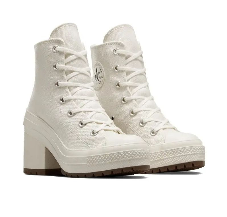 New women's shoes high heels high top fashion women's canvas shoes casual sports shoes