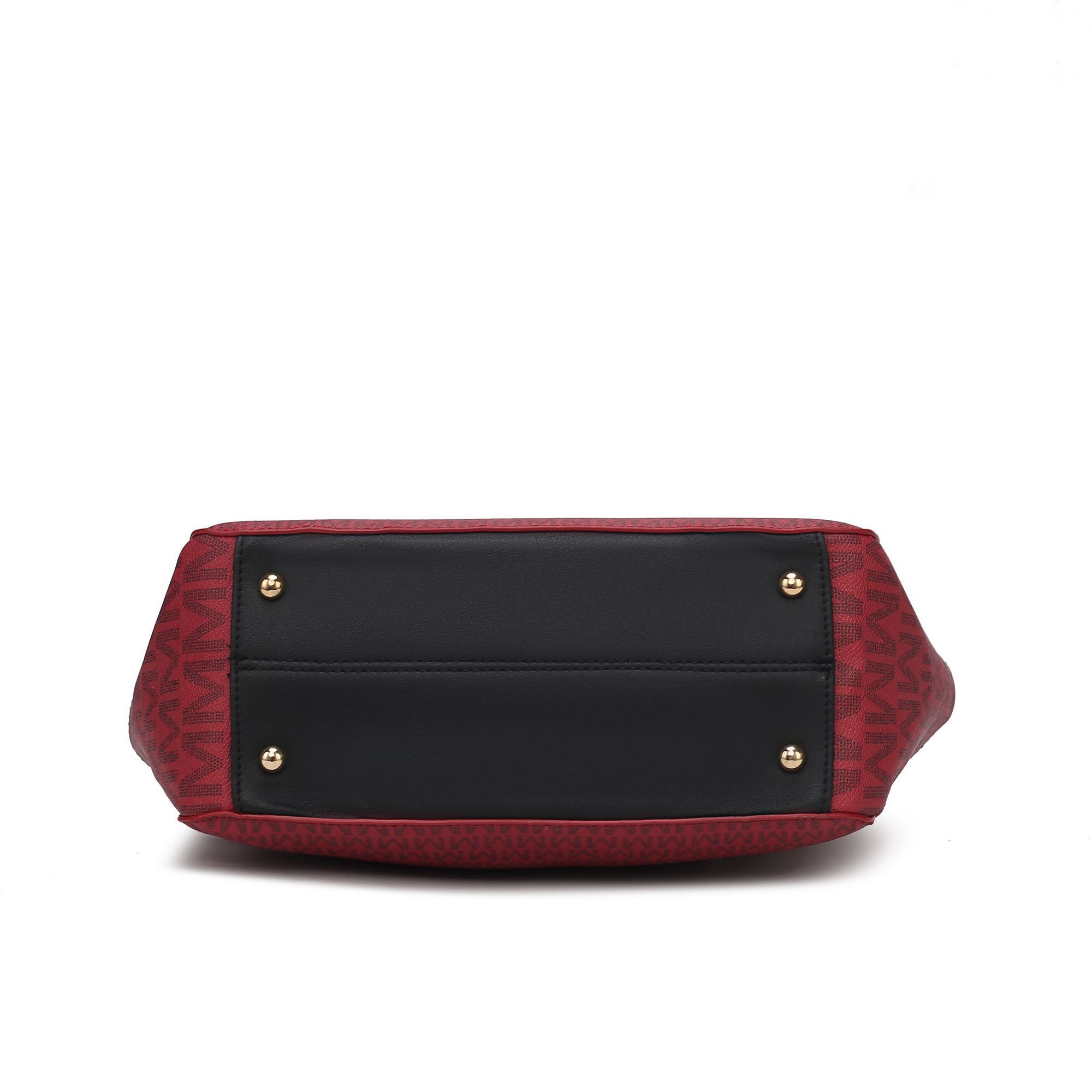 MKF Collection Jules M Logo Printed Vegan Leather Women Tote Bag by Mia k