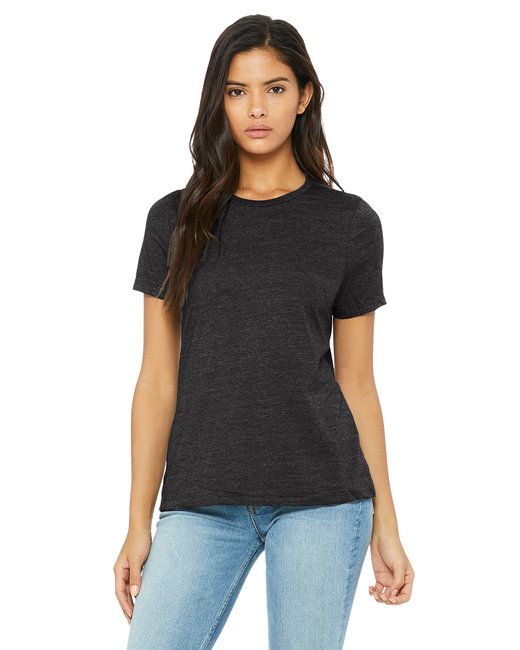 Ladies' Relaxed Heather CVC Short-Sleeve T-Shirt - ATHLETIC HEATHER - S
